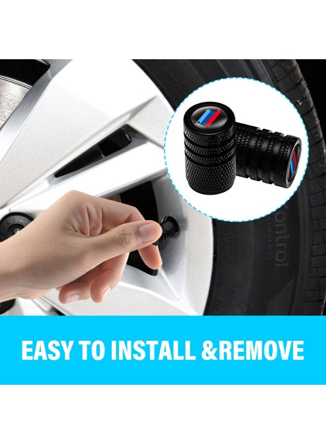 KISSUN Tire Valve Stem Cover, Metal Car Wheel Valve Stem Caps for X1 X3 M3 M5 X1 X5 X6 Z4 3 5 7 Series, Car Decoration Accessories - Image 4